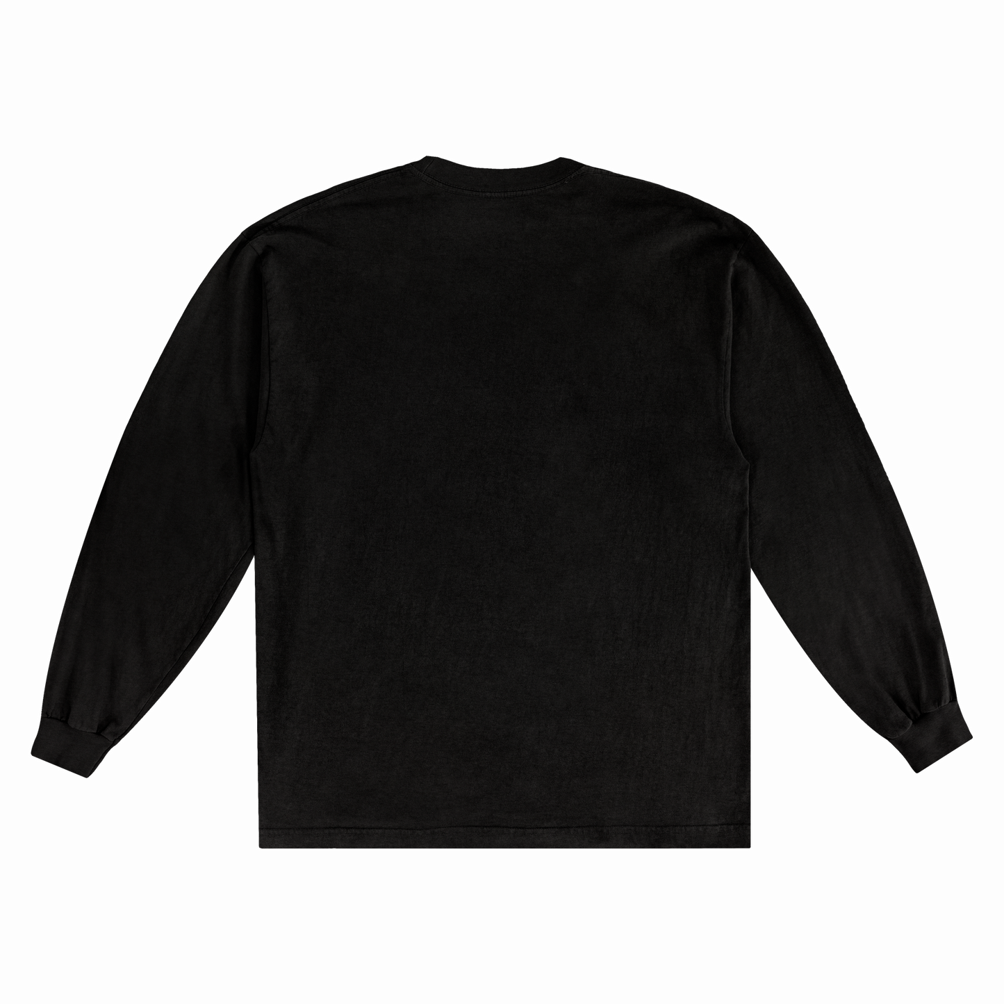 Chrome Logo Long-Sleeve Tee (Black)